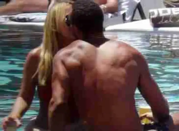 Photos: Former Footballer, Rio Ferdinand passionately makes out with new girlfriend as they holiday in Portugal